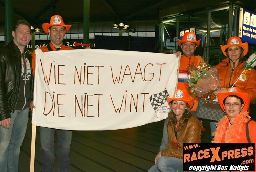 Jos Verstappen warm welkom in Nederland